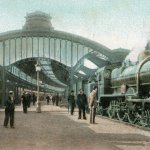 2.1.14.OSTENDE, gare maritime - 1913, marquises des quais